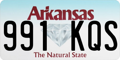 AR license plate 991KQS