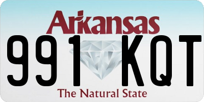 AR license plate 991KQT