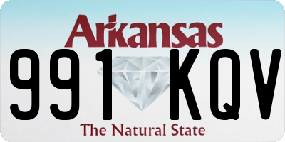 AR license plate 991KQV