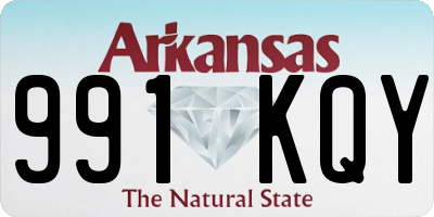 AR license plate 991KQY