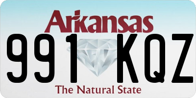 AR license plate 991KQZ