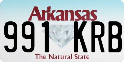 AR license plate 991KRB