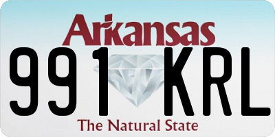 AR license plate 991KRL