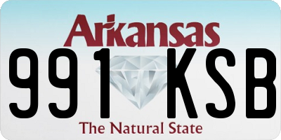 AR license plate 991KSB