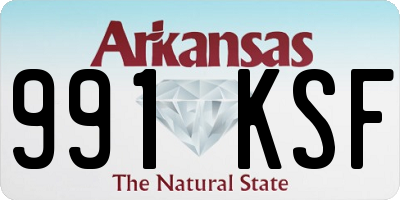 AR license plate 991KSF