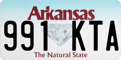 AR license plate 991KTA