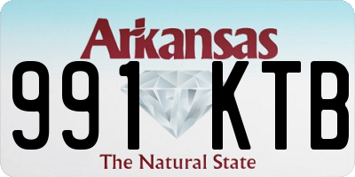 AR license plate 991KTB