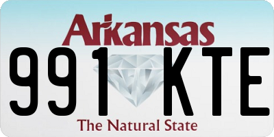 AR license plate 991KTE