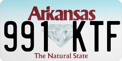 AR license plate 991KTF