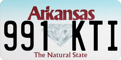 AR license plate 991KTI