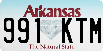 AR license plate 991KTM