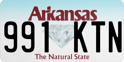 AR license plate 991KTN