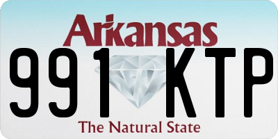 AR license plate 991KTP