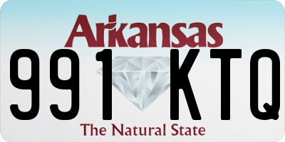 AR license plate 991KTQ