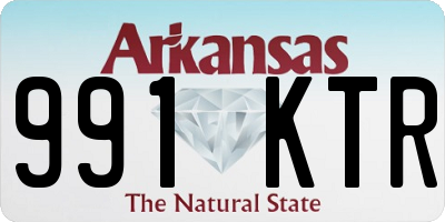 AR license plate 991KTR