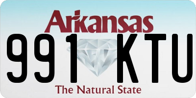 AR license plate 991KTU