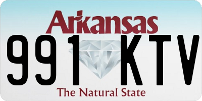 AR license plate 991KTV