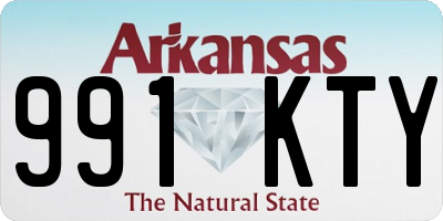 AR license plate 991KTY