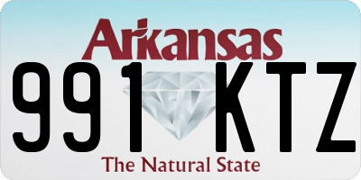 AR license plate 991KTZ