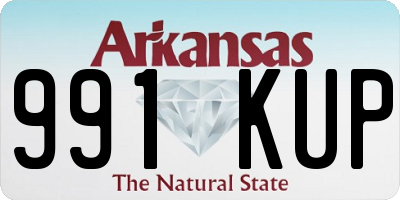 AR license plate 991KUP