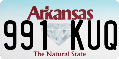 AR license plate 991KUQ