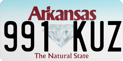 AR license plate 991KUZ