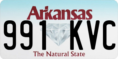 AR license plate 991KVC