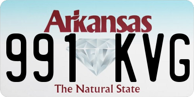 AR license plate 991KVG