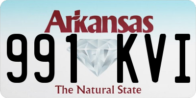 AR license plate 991KVI