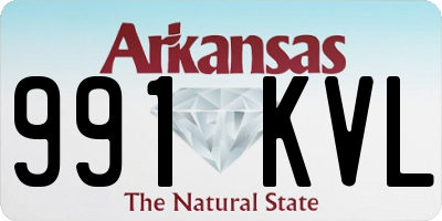 AR license plate 991KVL