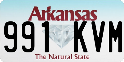 AR license plate 991KVM