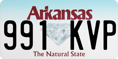 AR license plate 991KVP