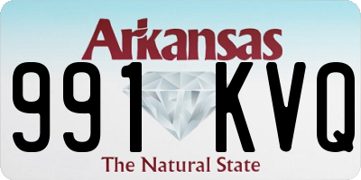 AR license plate 991KVQ