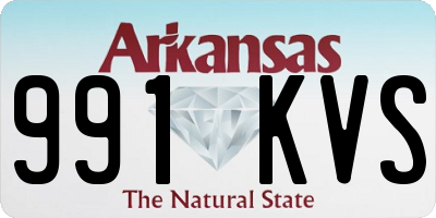 AR license plate 991KVS