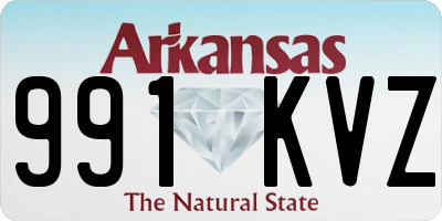 AR license plate 991KVZ
