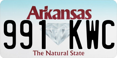 AR license plate 991KWC