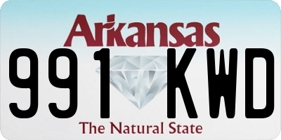 AR license plate 991KWD