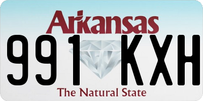 AR license plate 991KXH
