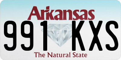 AR license plate 991KXS