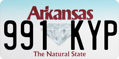 AR license plate 991KYP