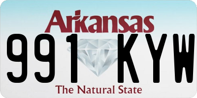 AR license plate 991KYW