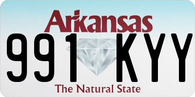 AR license plate 991KYY
