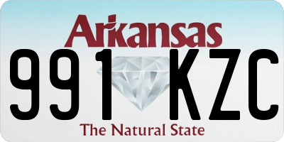 AR license plate 991KZC