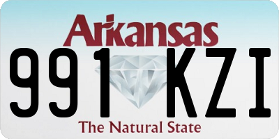 AR license plate 991KZI