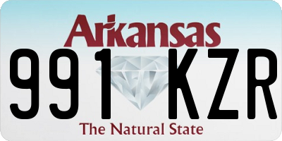 AR license plate 991KZR