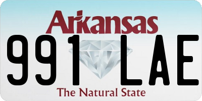 AR license plate 991LAE