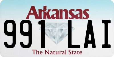 AR license plate 991LAI