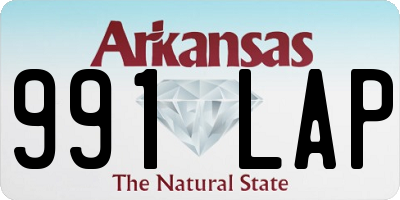 AR license plate 991LAP