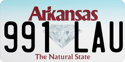 AR license plate 991LAU