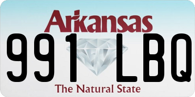 AR license plate 991LBQ